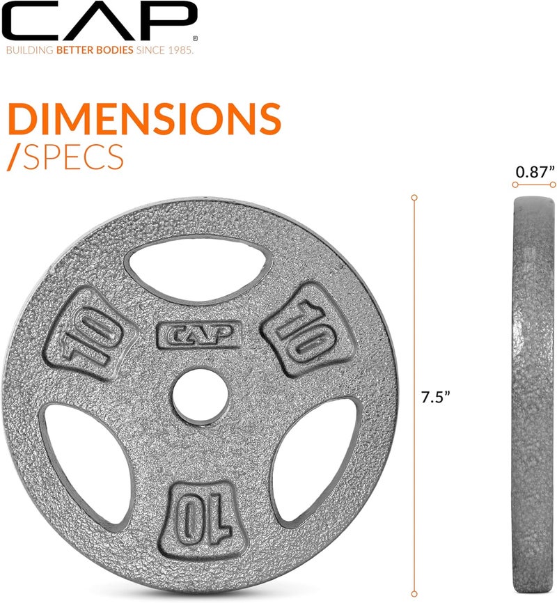 CAP Barbell أوزان وزن قياسية بقبضة 1 إنش - Image 4